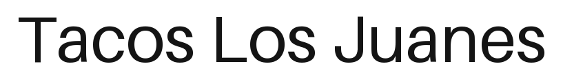 Tacos Los Juanes